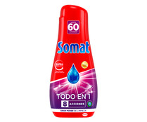 Detergente para lavavajillas en gel,Todo en 1 SOMAT 60 lav 1080 ml.