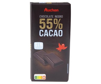 Chocolate negro 55% cacao 150 g. PRODUCTO ALCAMPO | Alcampo Online