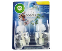 Recambio eléctrico con esencia a oasis AIR WICK Life scents 2 uds.x 19 ml.