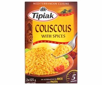 Couscous aromatizado con especias TIPIAK paquete de 250 g.
