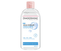 Agua micelar con acción hidratante para todo tipo de maquillaje y pieles DIADERMINE 400 ml.