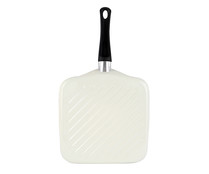 Asador acero esmaltado de 27 centímetros, apto para inducción,MAGEFESA Cream.