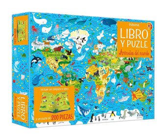 Animales del mundo, libro puzzle, VV. AA. Género infantil. Editorial Usborne. Animales del mundo, libro puzzle, VV. AA. Género infantil. Editorial Usborne.