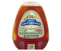 Miel balsámica de eucalipto y flores de tilo GRANJA SAN FRANCISCO 350 gr,
