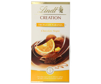 Chocolate negro con naranja 100 gramos Chocolate negro con naranja 100 gramos