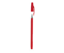 Bolígrafo retractil con trazado 1 mm, tinta de color rojo, PRODUCTO ALCAMPO.