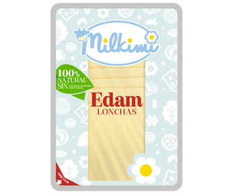 Queso lonchas Edam MILKIMI 150 g. Queso lonchas Edam MILKIMI 150 g.