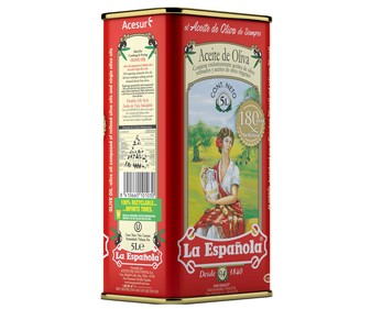 Aceite de oliva suave LA ESPAÑOLA lata de 5 l. Aceite de oliva suave LA ESPAÑOLA lata de 5 l.