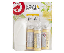 Ambientador mini spray + 3 recambios, fragancia limón PRODUCTO ALCAMPO 3 uds. x 15 ml-