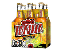 Cerveza con tequila francesa DESPERADOS pack 6 uds x 33 cl. - Alcampo