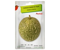 Sobre de semillas para sembrar calabazas de la variedad cabello de ángel PRODUCTO ALCAMPO.