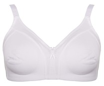 Sujetador sin aros SELENE Blanca, color blanco, talla 95D. Sujetador sin aros SELENE Blanca, color blanco, talla 95D.