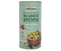 Aceitunas rellenas de anchoas PRODUCTO ALCAMPO 600 g.