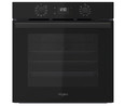 Horno multifunción WHIRLPOOL OMR58HU1B negro, Hidrolítico, capacidad: 71L, A+, A: 59,5cm, H: 59,5cm, F: 55,1cm.