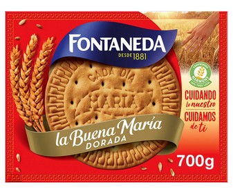 Galleta María dorada FONTANEDA 700 g. Galleta María dorada FONTANEDA 700 g.