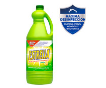 Lejía Limón, limpiador con lejía y detergente ESTRELLA 2,7 l