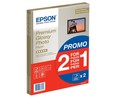 Pack de papel fotográfico EPSON PREMIUM, acabado brillante, tamaño A4, 2 x 15 hojas.