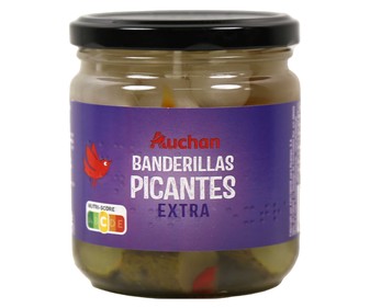 Banderillas picantes extra PRODUCTO ALCAMPO frasco de 160 g. Banderillas picantes extra PRODUCTO ALCAMPO frasco de 160 g.