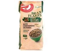Cereales copos de trigo integral PRODUCTO ALCAMPO BRAN FLAKES 500 g.