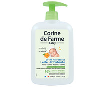 Loción de limpieza y masaje para rostro y cuerpo, especial pieles sensibles CORINE DE FARME 500 ml.