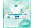 Toallitas húmedas para bebé con fibras 100% de origen vegetal DODOT Cuidado total aqua 48 uds.