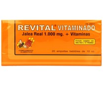 Complemento alimenticio con jalea real y vitaminas REVITAL 20 uds 400 gr