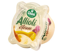 Allioli artesano cin colorantes ni conservantes y con aceite de oliva CHOVI 150 g.