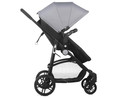 Coche de paseo trío, capazo homologado, color gris y negro, NURSE ROLLER.