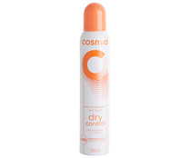 Desodorante en spray para mujer con protección antimanchas y antitranspiración (48h) COSMIA Dry control 200 ml.