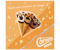 Mini conos clásicos (2), caramelo (2) y chocolate (2) CORNETTO de Frigo 6 x 60 ml.
