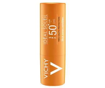 Protector solar en stick con FPS 50+ (muy alto), especial zonas sensibles VICHY Capital idéal soleil. Protector solar en stick con FPS 50+ (muy alto), especial zonas sensibles VICHY Capital idéal soleil.