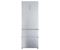 Frigorífico combi HAIER HTR5720ENMG 3 cajones, NO FROST, clasificación energética: E, H: 200,6cm, A: 70cm, F: 67,5cm, capacidad total: 483L.