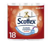 Papel higiénico gigante SCOTTEX 18 uds.