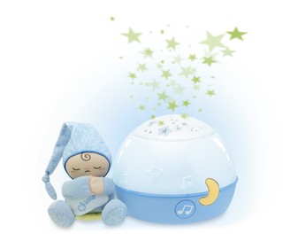 Proyecto lámpara para dormir, azul, CHICCO. Proyecto lámpara para dormir, azul, CHICCO.