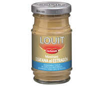 Mostaza diáfana al estragón LOUIT frasco de 115 g.