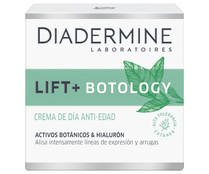Crema de día con acción anti edad con un 92% de ingredientes de origen natural DIADERMINE Lift+ botology 50 ml.