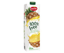 Zumo piña, bebida 100% Free JUVER 1 l.