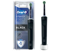 Cepillo dental eléctrico con 3 modos diferentes de limpieza ORAL-B Vitality pro black.