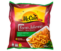 Patatas con corte fino, prefritas y ultracongeladas, para hacer al horno McCAIN Forno Julienne 600 g.