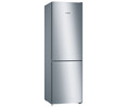 Frigorífico combi BOSCH KGN36VIEA NO FROST, clasificación energética: E, H: 186cm, A: 60cm, F: 66cm, capacidad total: 324L.