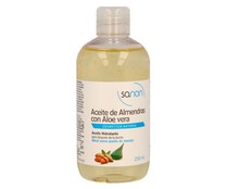 Aceite de almendras con aloe vera SANON 250 ml.