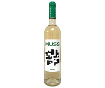 Vino blanco con denominación de origen Vinos de Madrid MUSS botella de 75 cl.