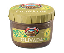 Paté de aceitunas negras (olivada) CASA TARRADELLAS frasco de 125 g.