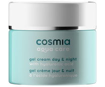Crema hidrante intensivo día y noche con textrua gel y ácido hialuróncio COSMIA Aqua care 50 ml.