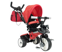 Triciclo infantil evolutivo City max color rojo, INJUSA. Triciclo infantil evolutivo City max color rojo, INJUSA.
