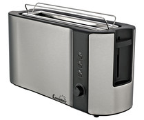 Tostador en acero inoxidable COMELEC TP1726, 1 ranura, 6 niveles de tostado, calienta panecillos.