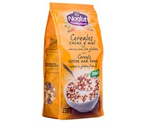 Cereales de cacao y miel sin gluten NOGLUT SANTIVERI 250 g.