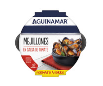 Mejillones en salsa de tomate AGUINAMAR 900 g.