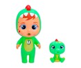 Minimuñeca bebé Icy World Dinos BEBES LLORONES Lágrimas mágicas.