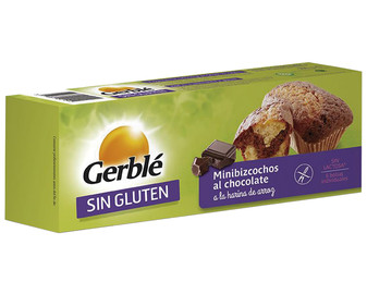 Bizcocho mini rellenos de chocolate sin gluten 200 g Bizcocho mini rellenos de chocolate sin gluten 200 g